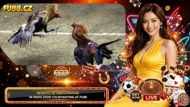 Benefits of Participating in Knife-Spur Cockfighting at FU88