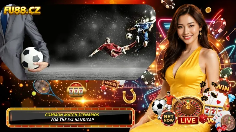 Common Match Scenarios for the 3/4 Handicap