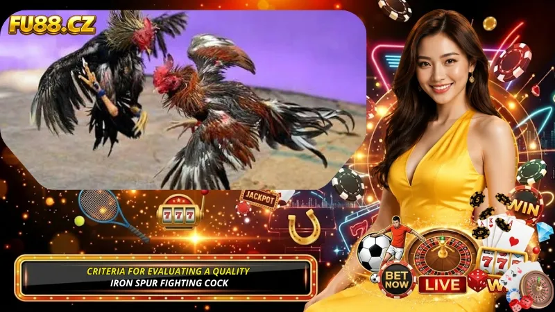 Criteria for Evaluating a Quality Iron Spur Fighting Cock