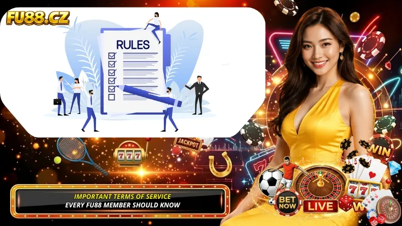 Important terms of service every FU88 member should know
