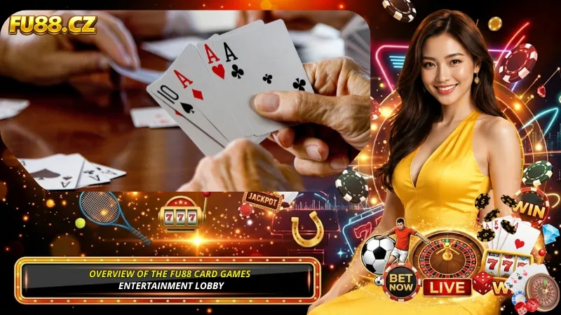 Overview of the FU88 Card Games Entertainment Lobby