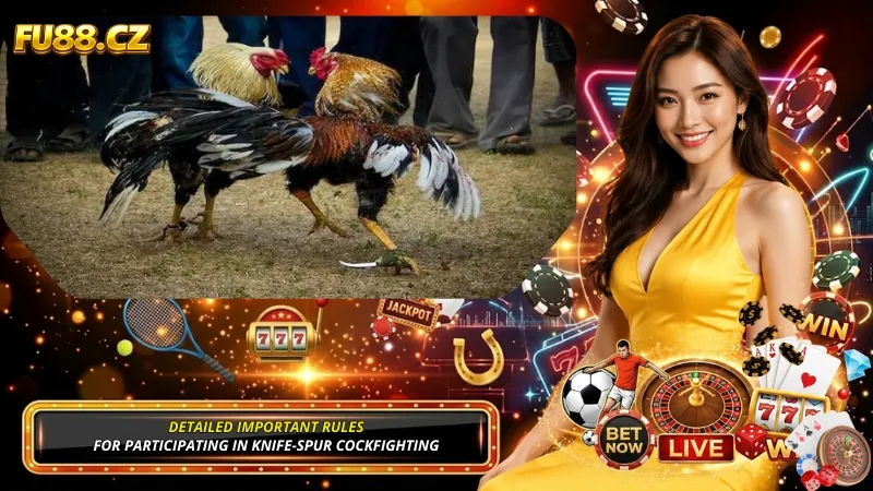 Detailed Important Rules for Participating in Knife-Spur Cockfighting
