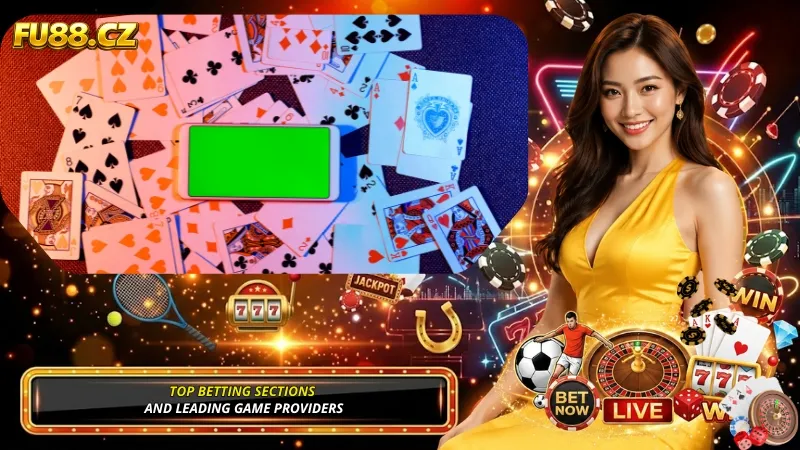 Top Betting Sections and Leading Game Providers